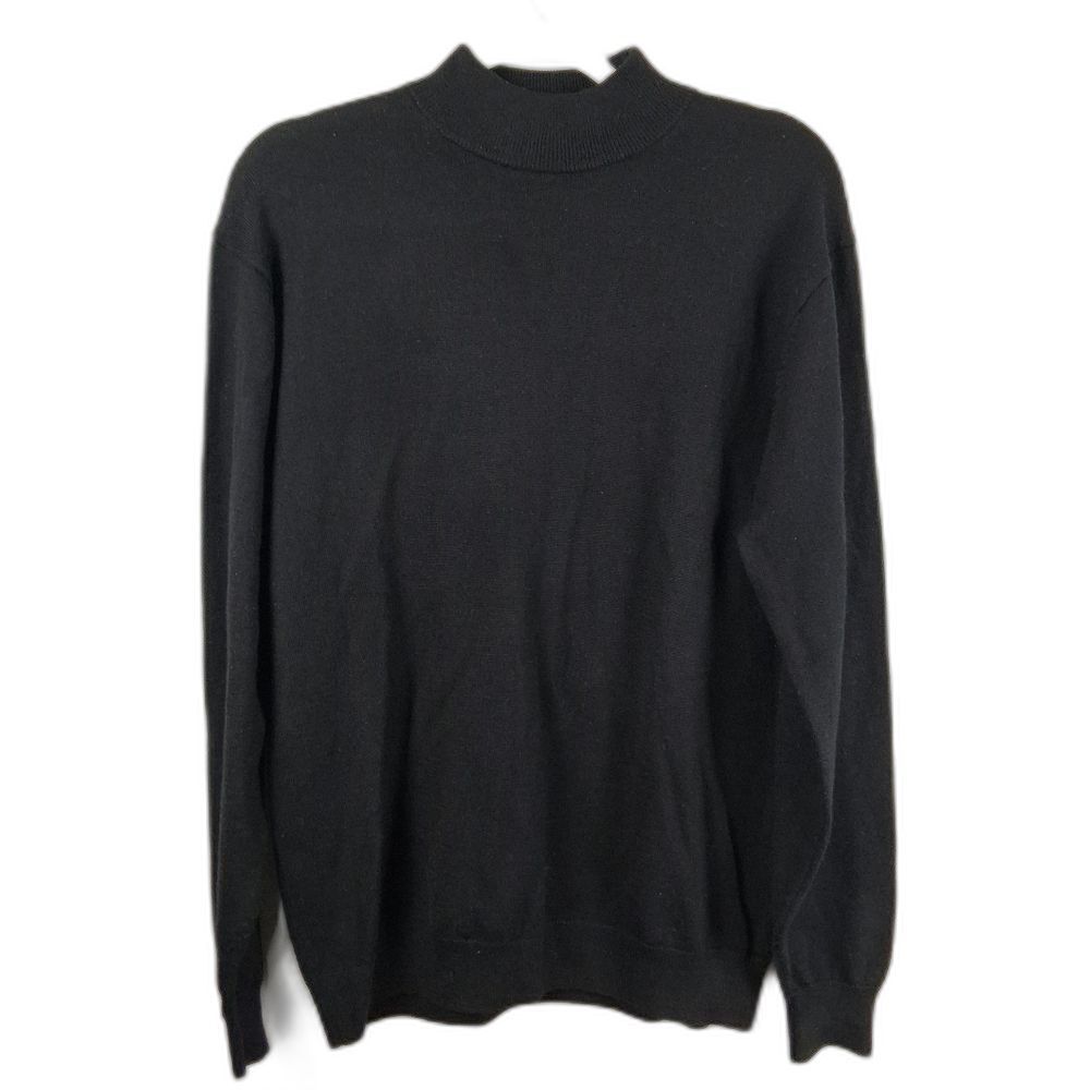 Wool Blend Turtleneck Pullover Sweater Linea Uomo Size M